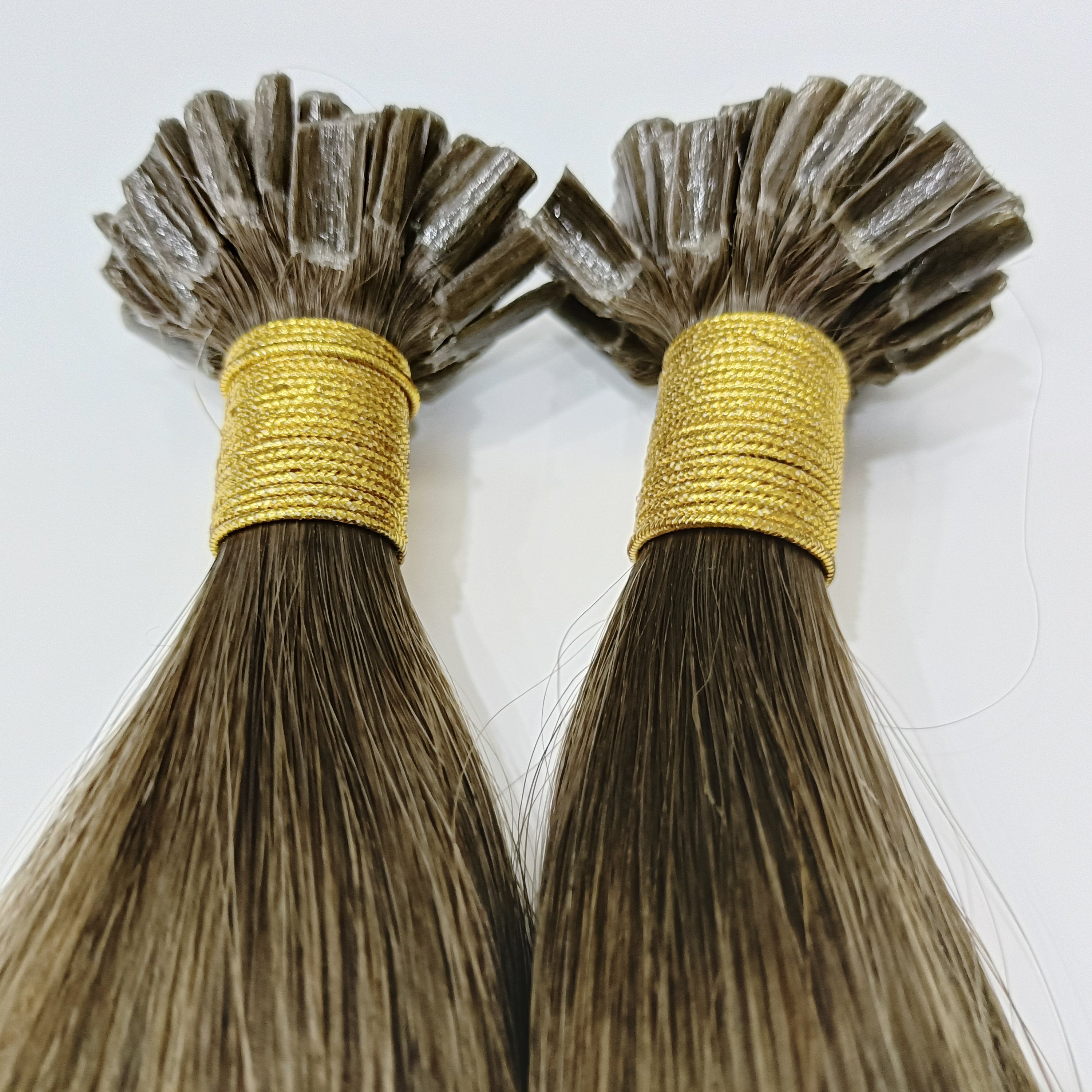 Pure Double Drawn U Tip Hair Extensions European Italian Virgin Human Hair Keratin U V Tip Hair Extension For Salon