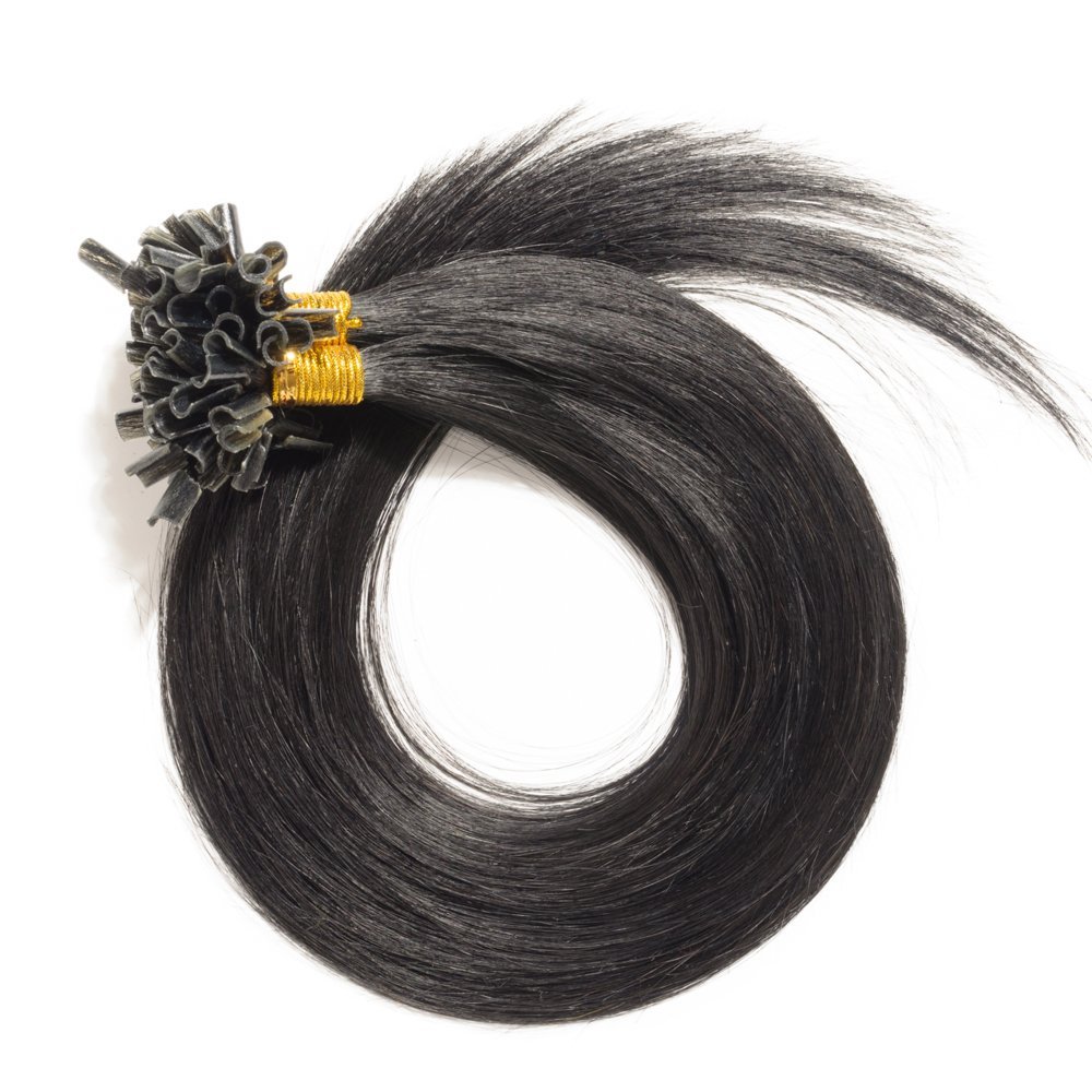 Pure Double Drawn U Tip Hair Extensions European Italian Virgin Human Hair Keratin U V Tip Hair Extension For Salon
