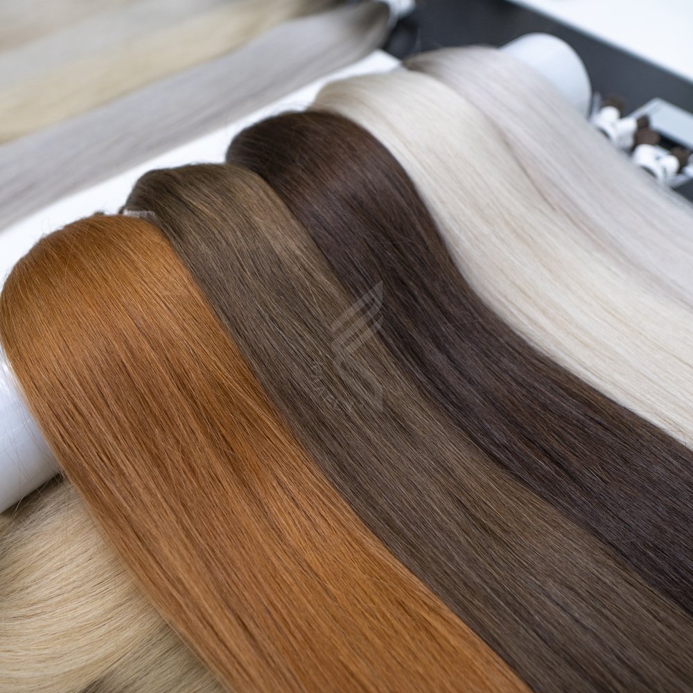 Medium Brown 40 Inch Raw Vietnamese Virgin Hair Vendor Afro Bulk Human Hair Extension
