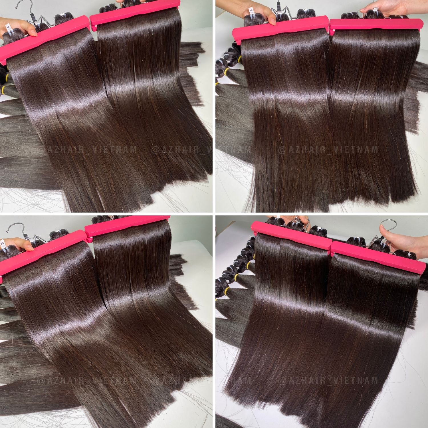 100% Luxury Remy Vietnamese Human Hair Extensions Many Texture Full Length Machine Weft Black Color 12 Grade Wave Bundle