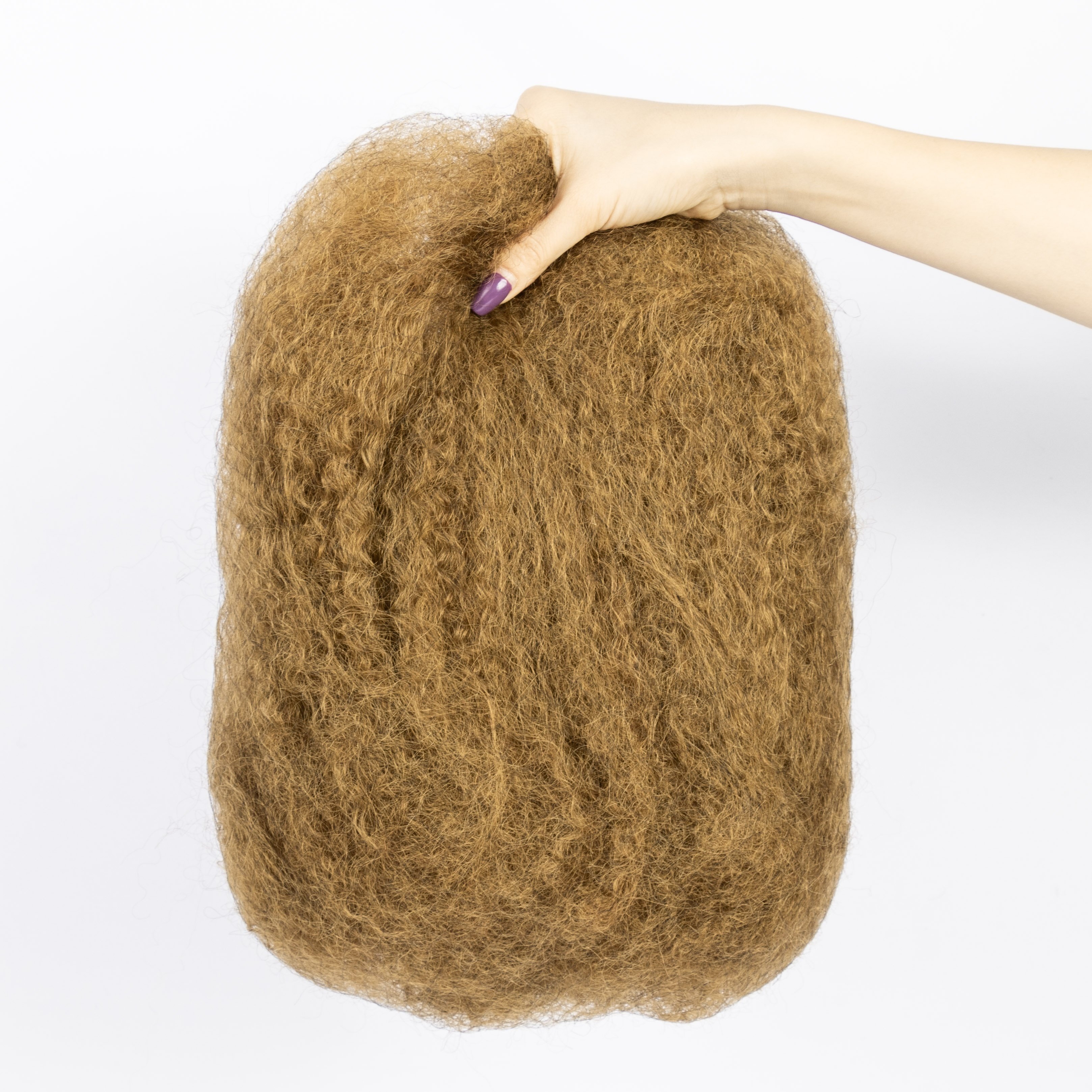 Hot Selling Pre Stretched Afro Bulk Human Hair For Microlocks 12A Braiding Human Hair Extensions 30g