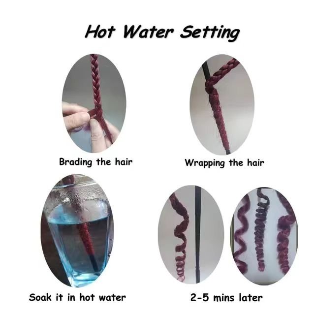 Hot selling Synthetic Jumbo Braids hot water setting ombre color yaki expression private label pre stretched braiding hair