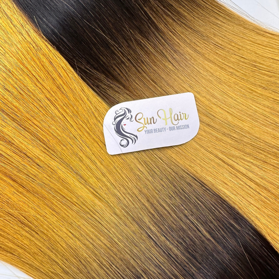 Hot Products For Women 2024 SDD Bone Straight Ombre 27 Color One Donor 100% Virgin Human Hair Extensions By Sun Hair Company