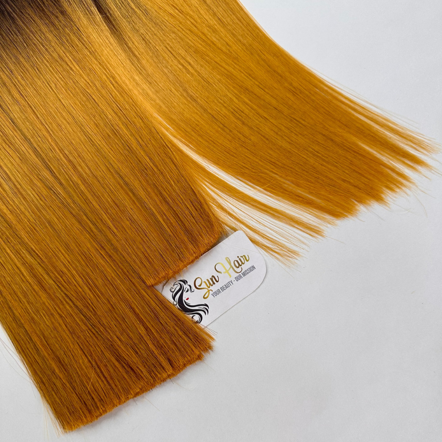 Hot Products For Women 2024 SDD Bone Straight Ombre 27 Color One Donor 100% Virgin Human Hair Extensions By Sun Hair Company