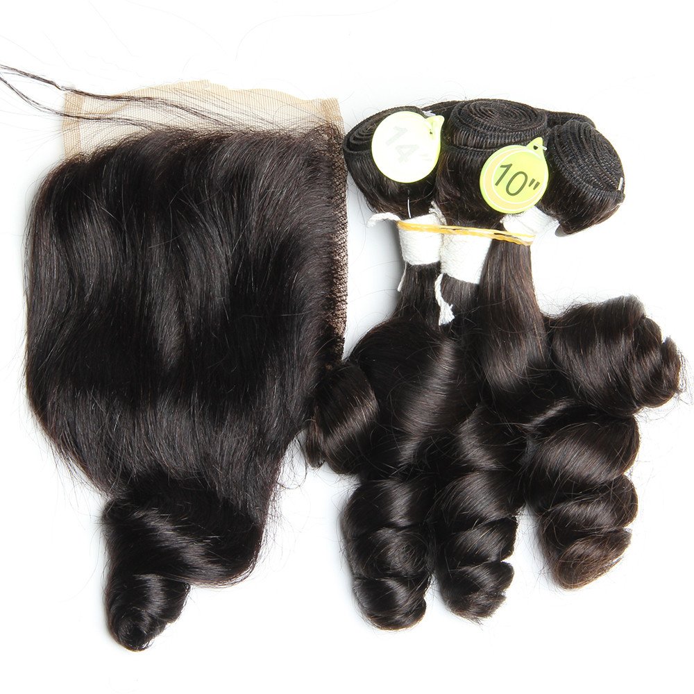 Wholesale Brazilian Funmi Hair Double Drawn 5pcs/Lot Egg Curl Remy Hair Extension Flexi Pissy Pixie Spring Curl Human Hair Weave