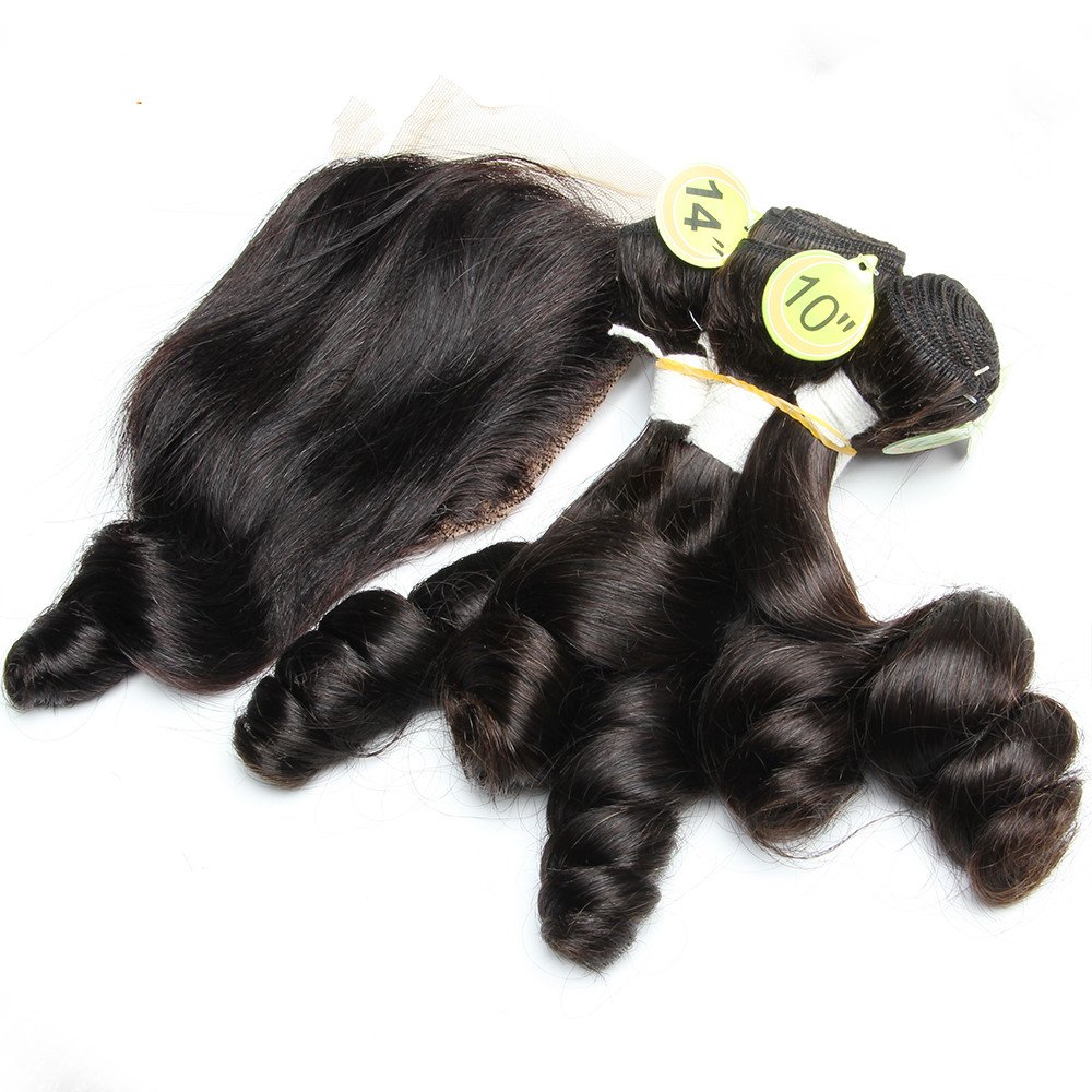 Wholesale Brazilian Funmi Hair Double Drawn 5pcs/Lot Egg Curl Remy Hair Extension Flexi Pissy Pixie Spring Curl Human Hair Weave