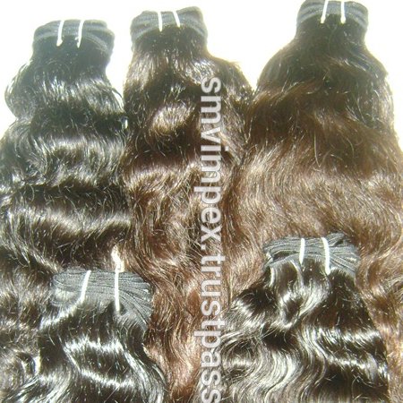 16" Temple human hair weaving.Best selling hair extension.Temple human hair extension.