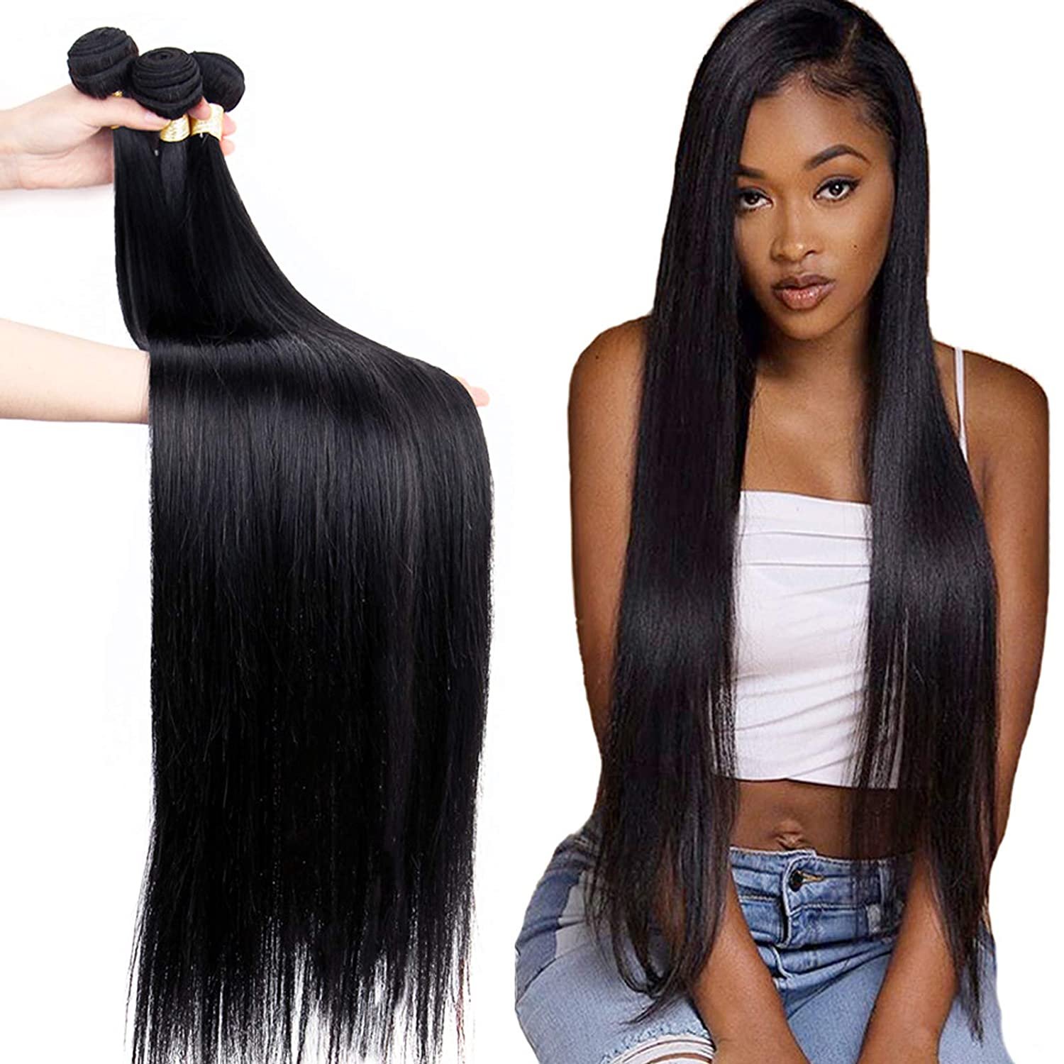 12A Grade High Quality Double Drawn Raw Virgin Cuticle Aligned Human Hair Bundles,Human Hair Extension Vendors