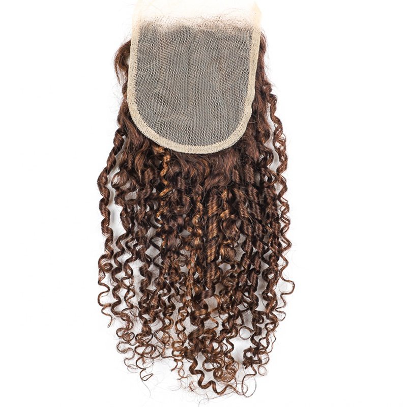 Hot selling 13A SDD highlight color pixie curl super double drawn funmi one donor virgin cuticle aligned human hair extension