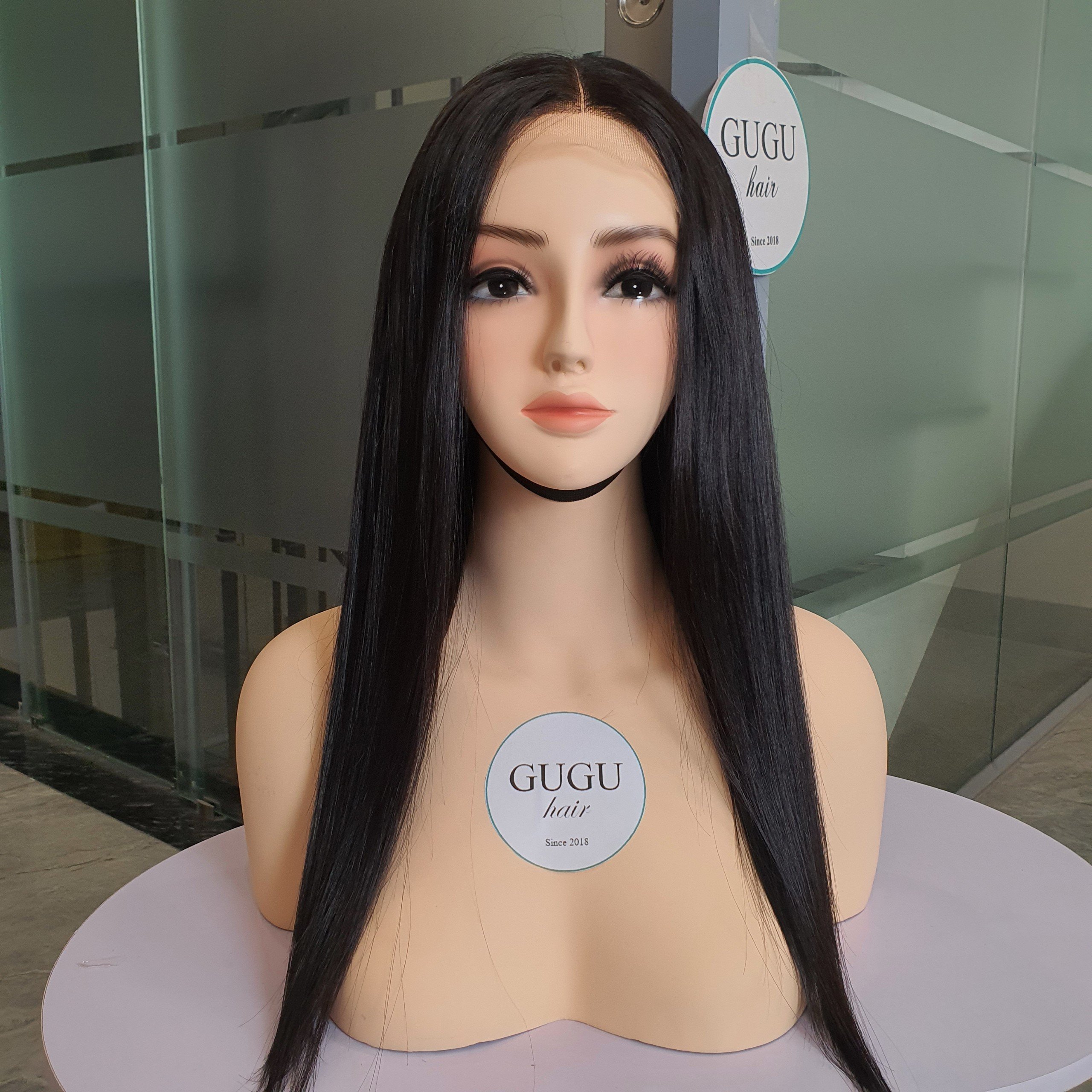 Human Hair Extensions Vietnam Bone Straight 18 Inch Human Hair Wigs Double Drawn Raw Vietnamese Hair Vendor Bone Straight