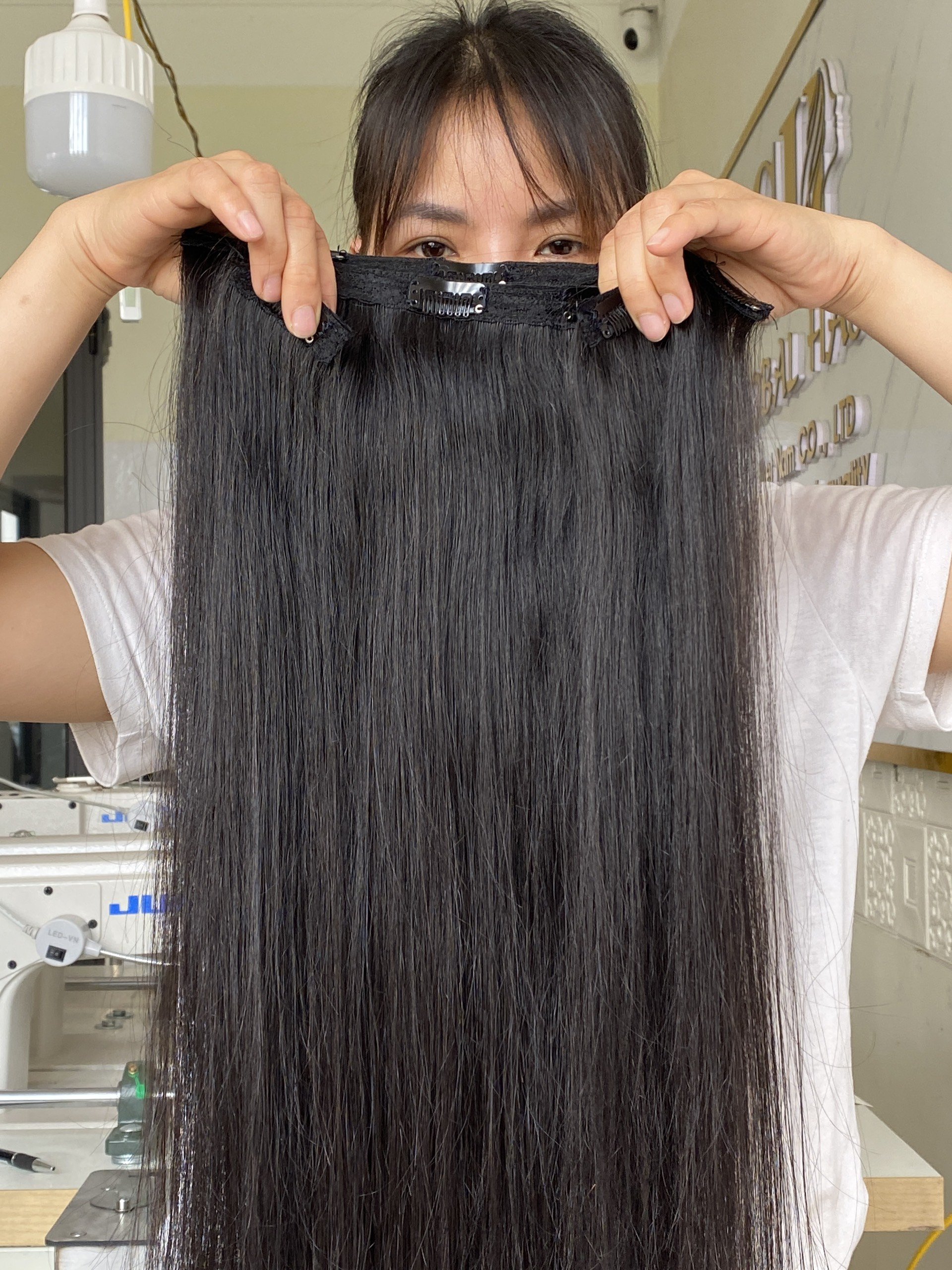12A remy hair extensions bone straight double drawn 100g clip ins hair extensions human hair