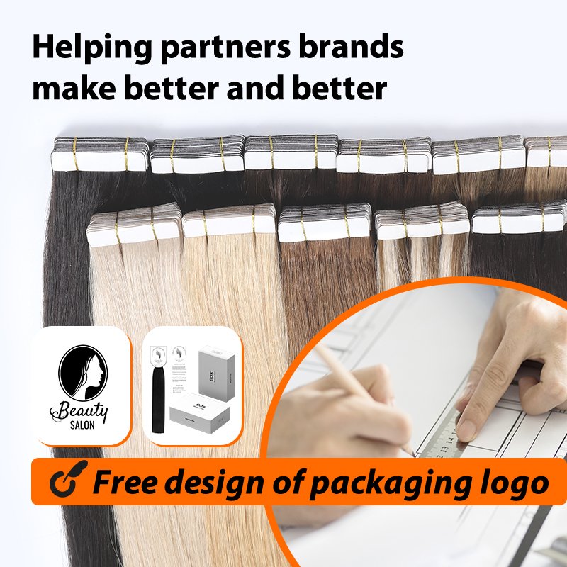 Wholesale virgin cuticle aligned natural hair extension human manufacturers keratin invisible tape hair extension tape in vendor
