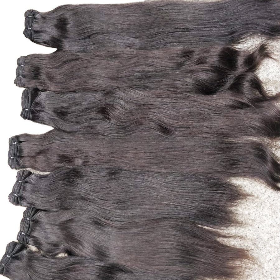 2022 Hot Sale! South Indian Raw Human Hair Weaving Bundles Fully Cuticle Intact Wave Style Wholesale Price with Free Sample