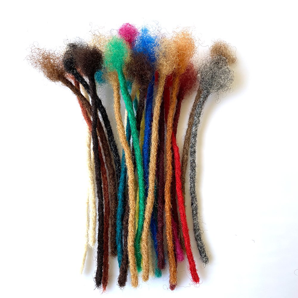 Human Hair Dreadlock Extensions for Women or Men 100% Human Hair