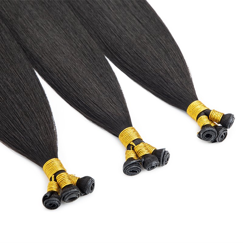 LeShine Russian Thin Invisible Genius Weft Hair Extensions Double Drawn Can Be Cut Human Hair Genius Weft