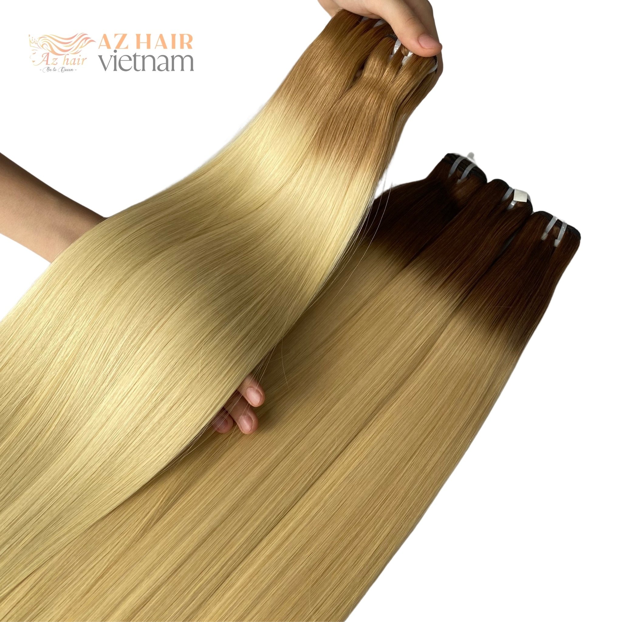 Hot Trending Color Brown Weft Hair Extensions Weft Human Hair 100% Unprocessed Virgin Vietnamese Hair Luxury