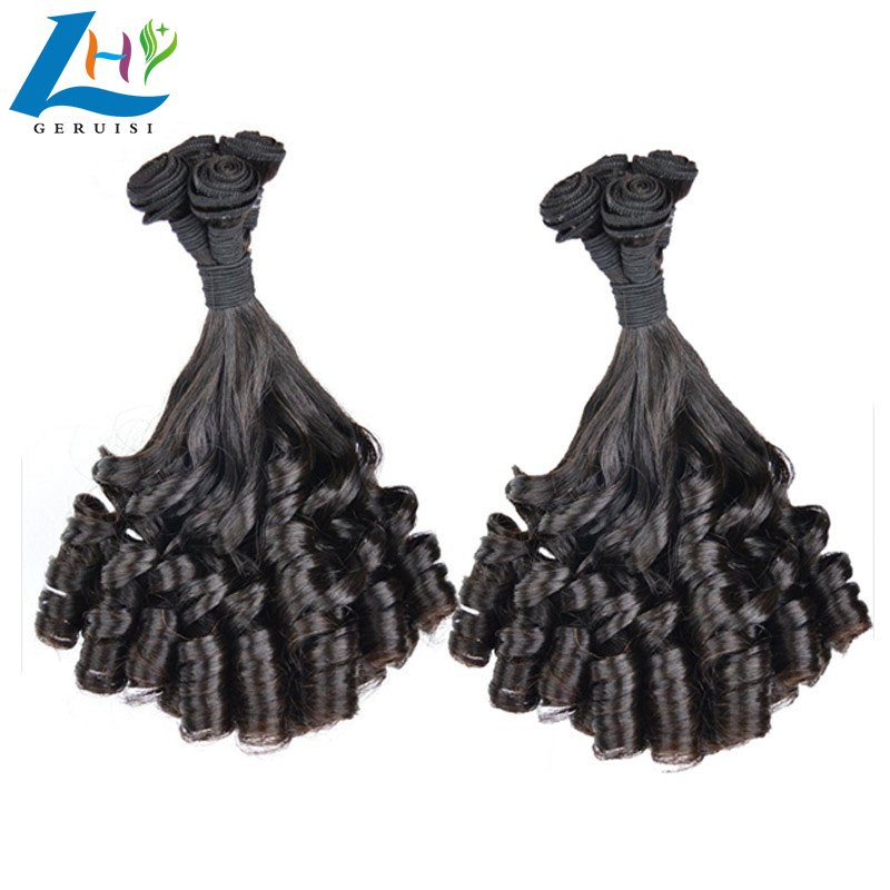Wholesale natural black color human hair extension fumi hair bundles, real virgin Brazilian fumi hair bundles vendors