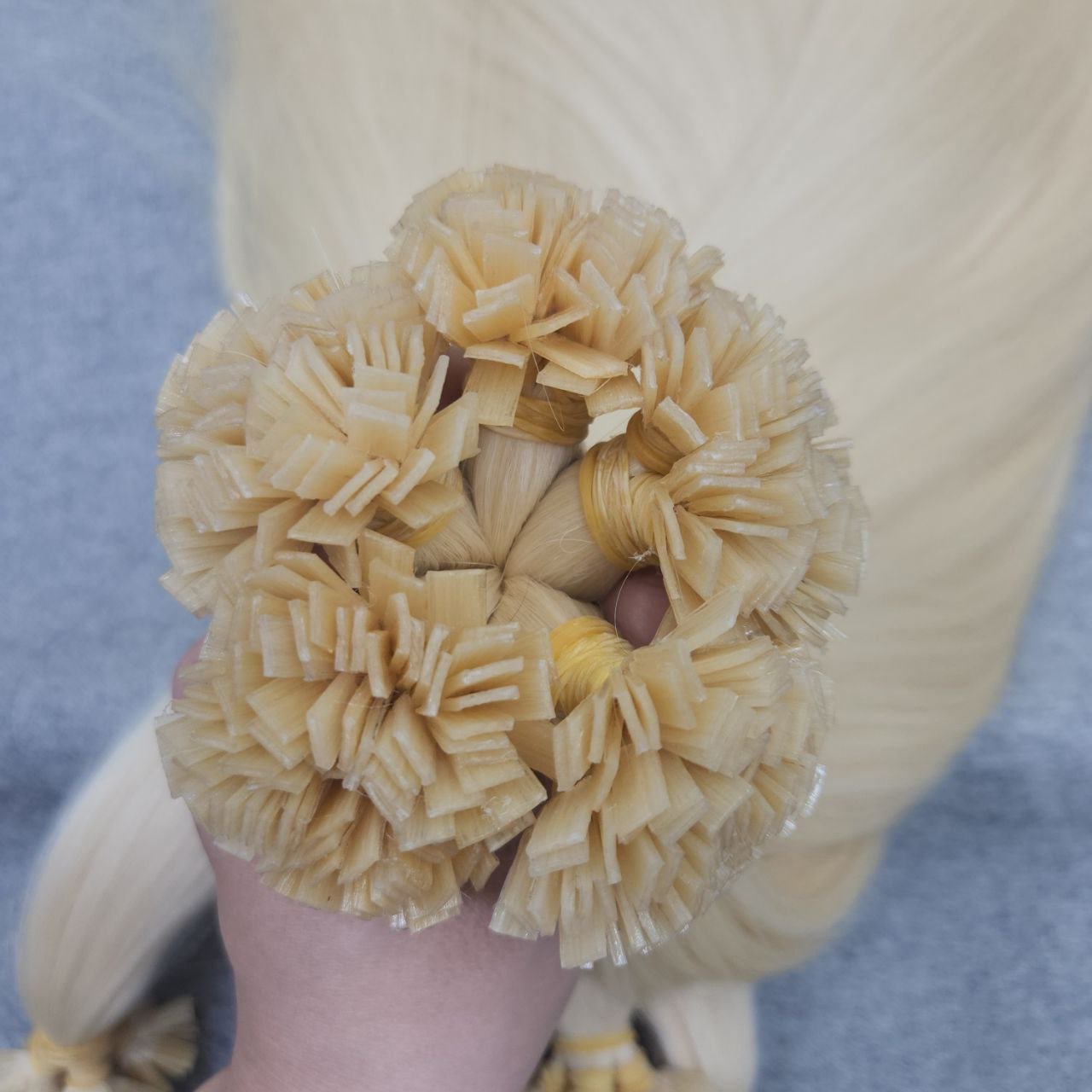 Human Raw Hair From Vietnam Flat Tip Keratin Hair Extensions Virgin Vendor With Cuticle Aligned Hair