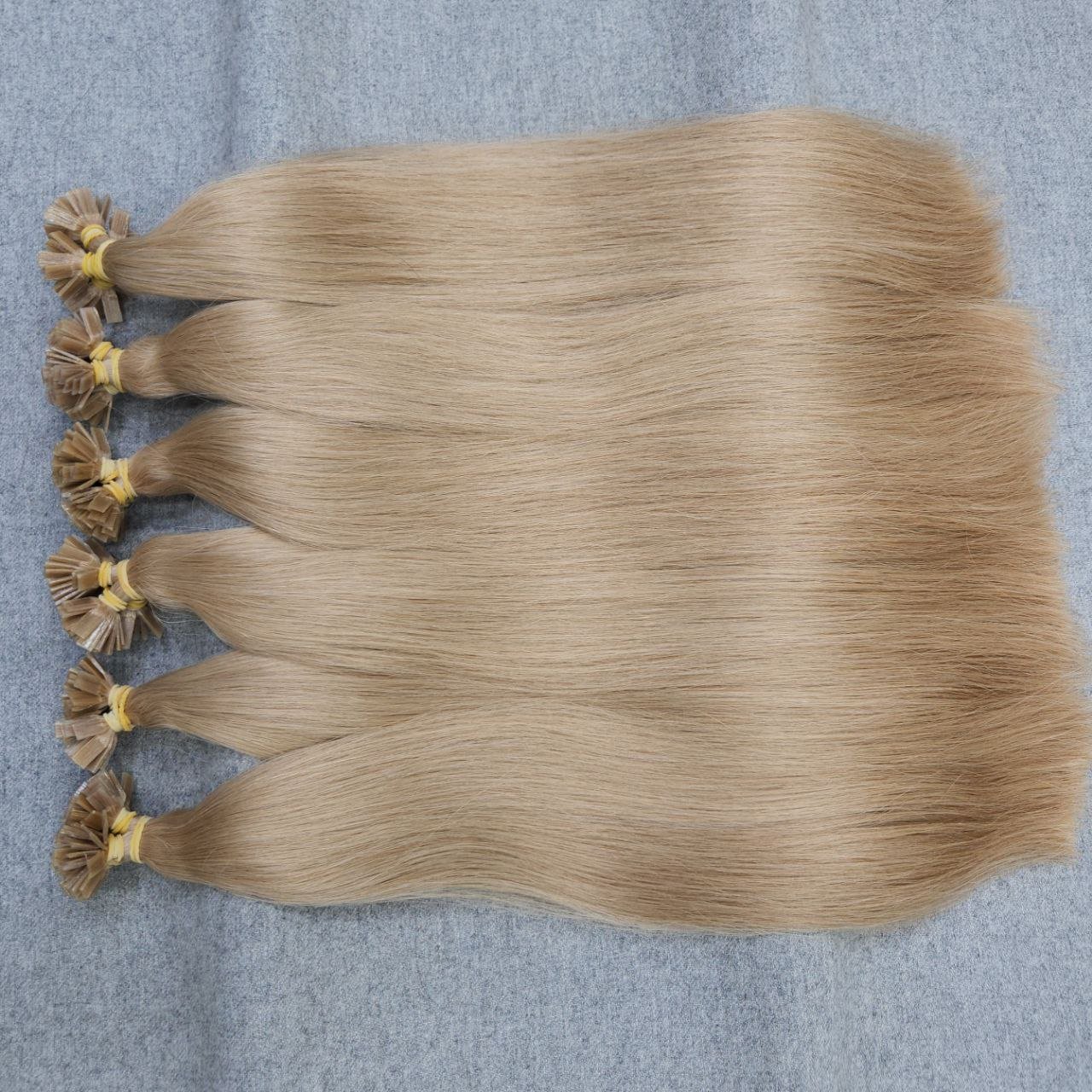 Human Raw Hair From Vietnam Flat Tip Keratin Hair Extensions Virgin Vendor With Cuticle Aligned Hair