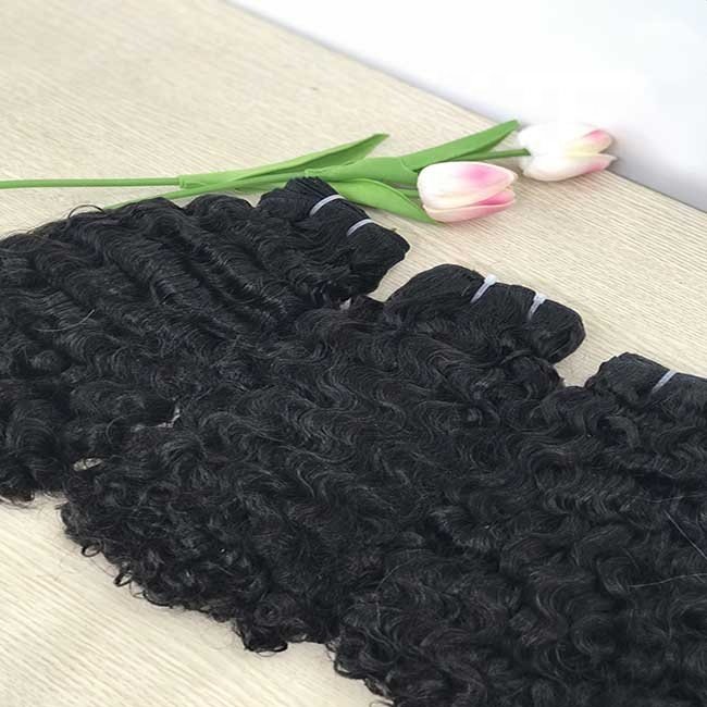 VQHAIR Double Drawn Vietnamese Raw Hair Extensions Top Burmese Curly Style Cut One Donor Competitive Price Human Hair Extensions