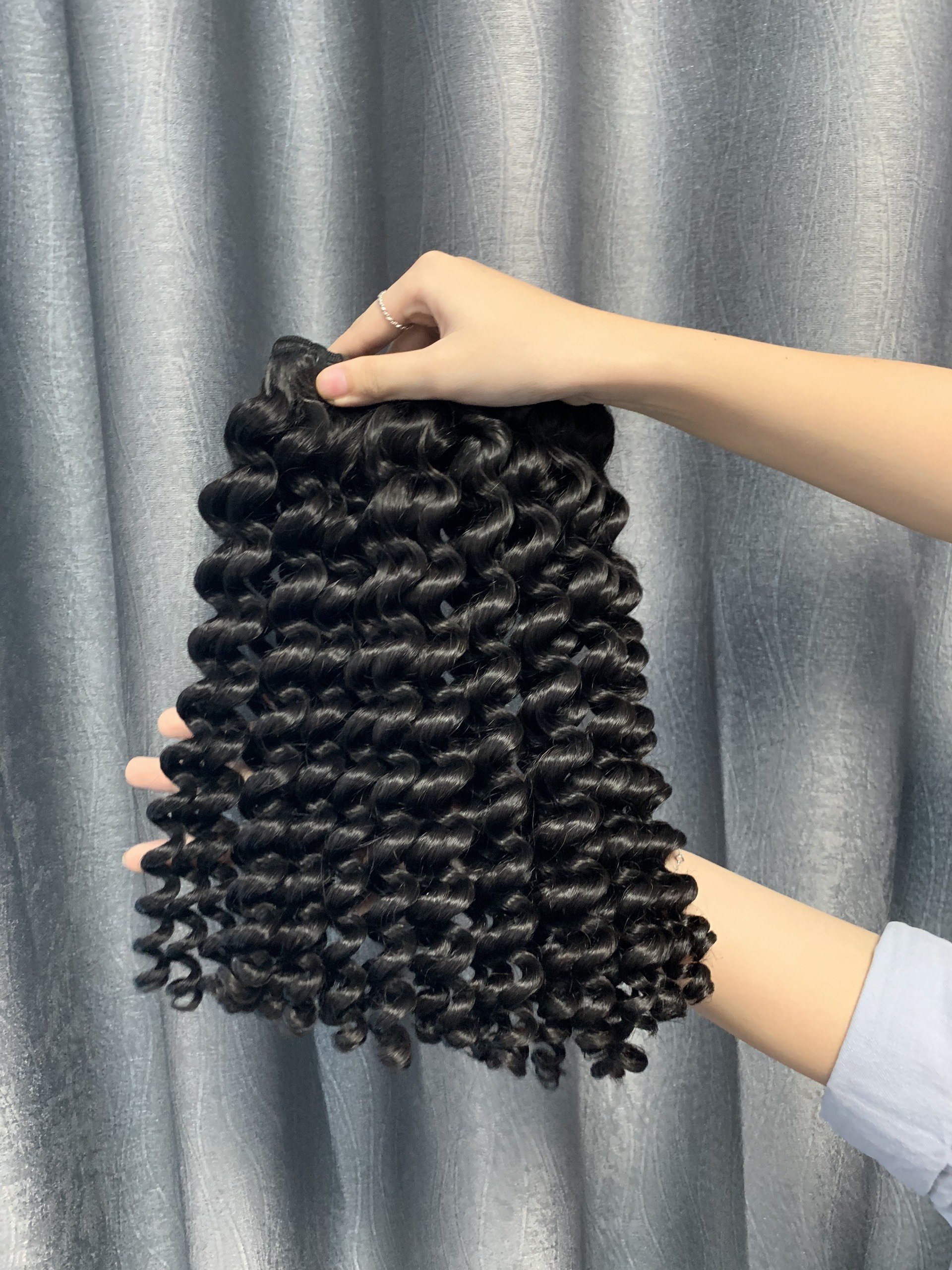 Natural Virgin Water Curl Hair Brazilian Human Hair Wig, Hair Products, Human Hair Extension For Women