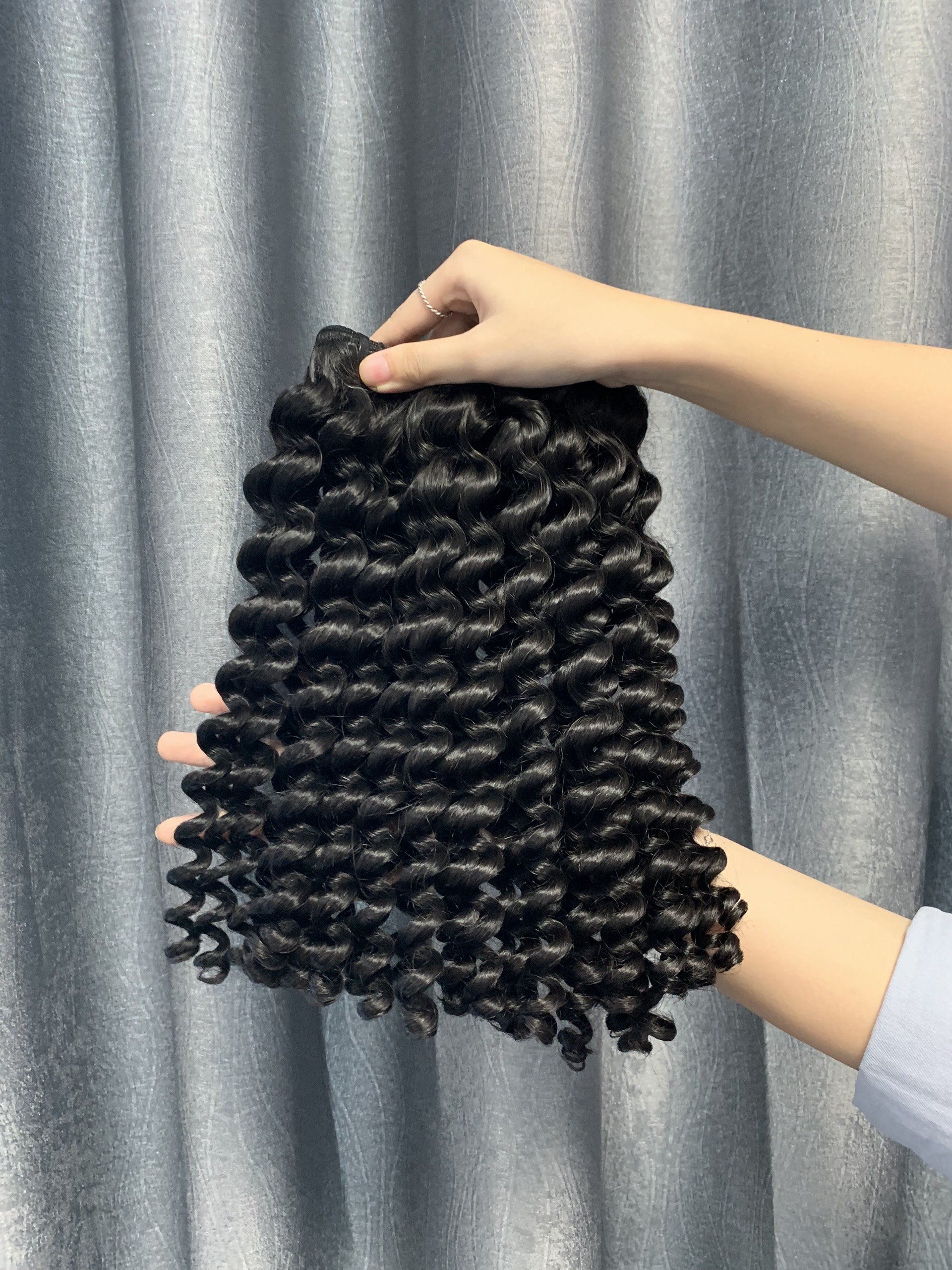 Natural Virgin Water Curl Hair Brazilian Human Hair Wig, Hair Products, Human Hair Extension For Women
