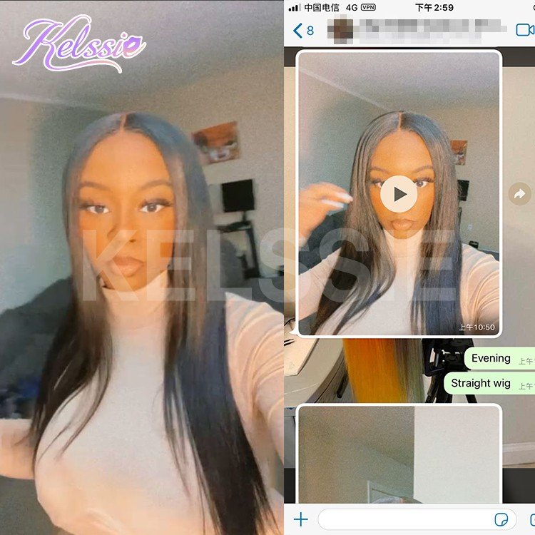 Kelssie Hair Bundles Kinky Straight Hair Extensions,Brazilian Bone Straight Human Hair Extensions,Hair Extension Human Hair