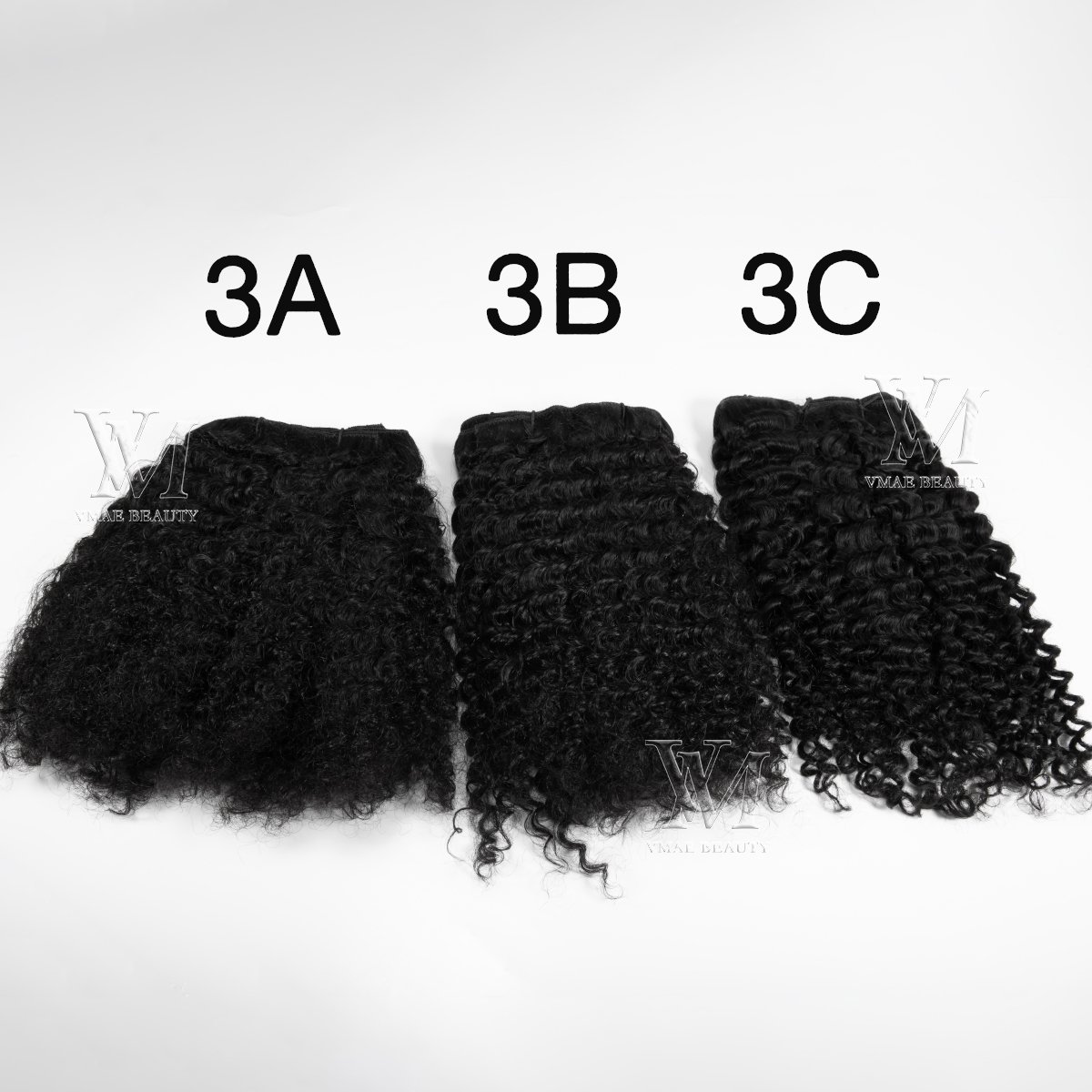 VMAE Burmese 100g Natural Black Afro Kinky Curly 3A 3B 3C 4A 4B 4C Clip Ins Human Hair Clip In Extensions for Black Women