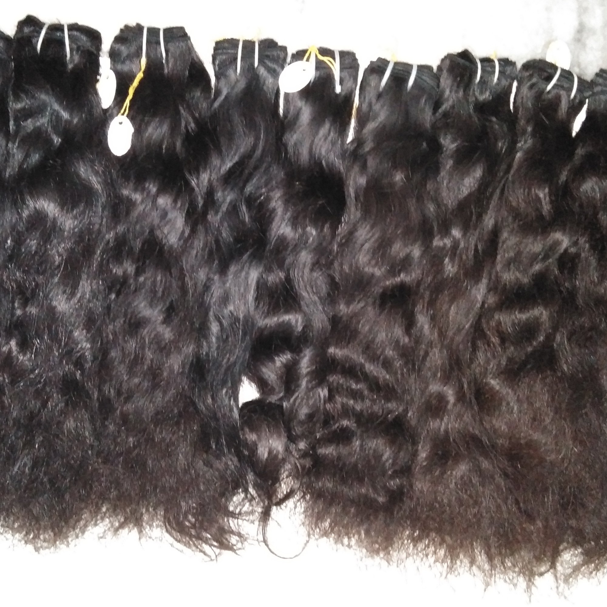 100% Indian Hair Directly from India, 12A grade deep wave hair weaving Unprocessed Natural Raw Virgin Indian Hair wafting