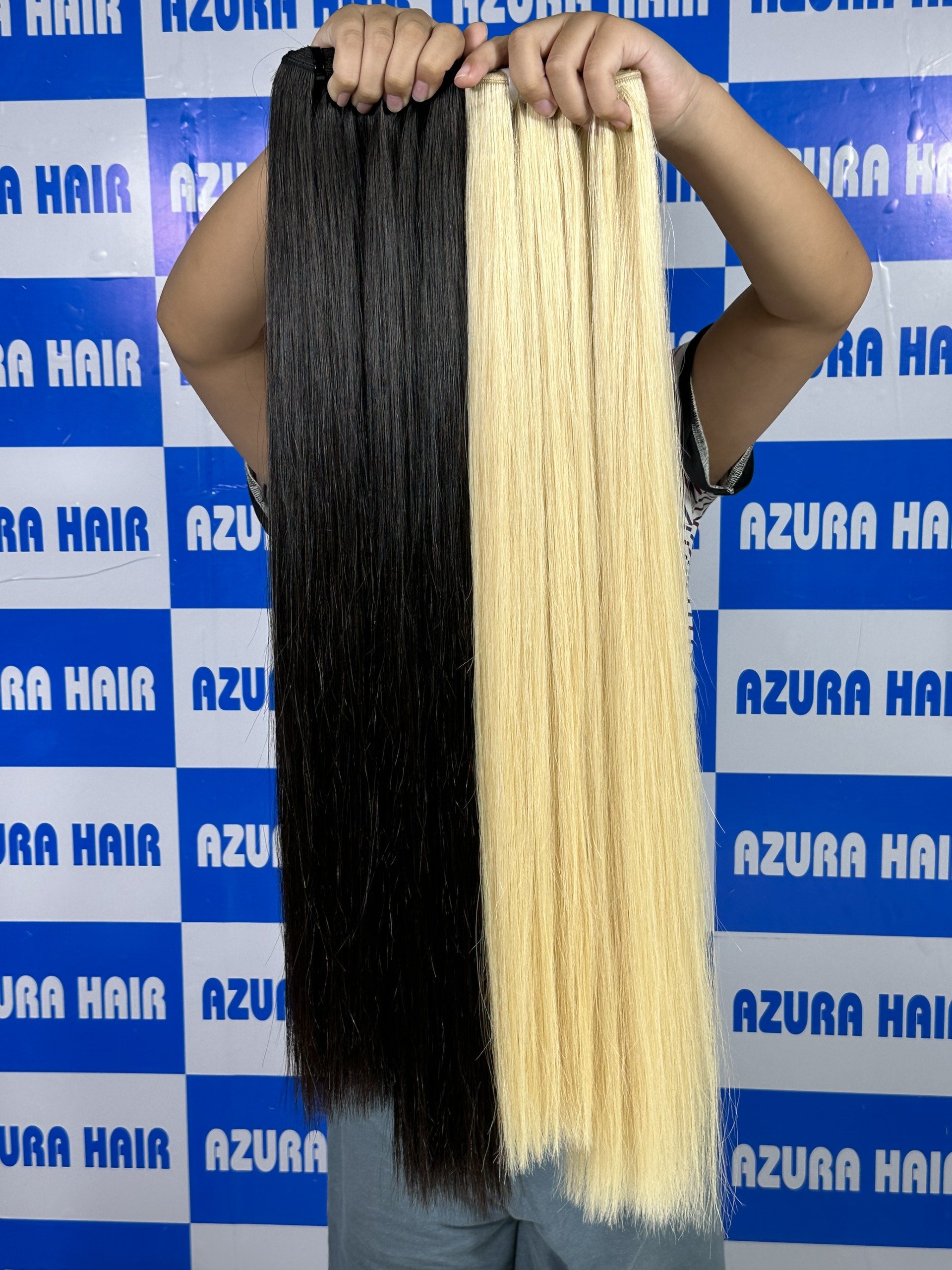 Cheap Double Drawn Hair Machine Weft Blonde Machine Weft Human Hair Extensions VietNam
