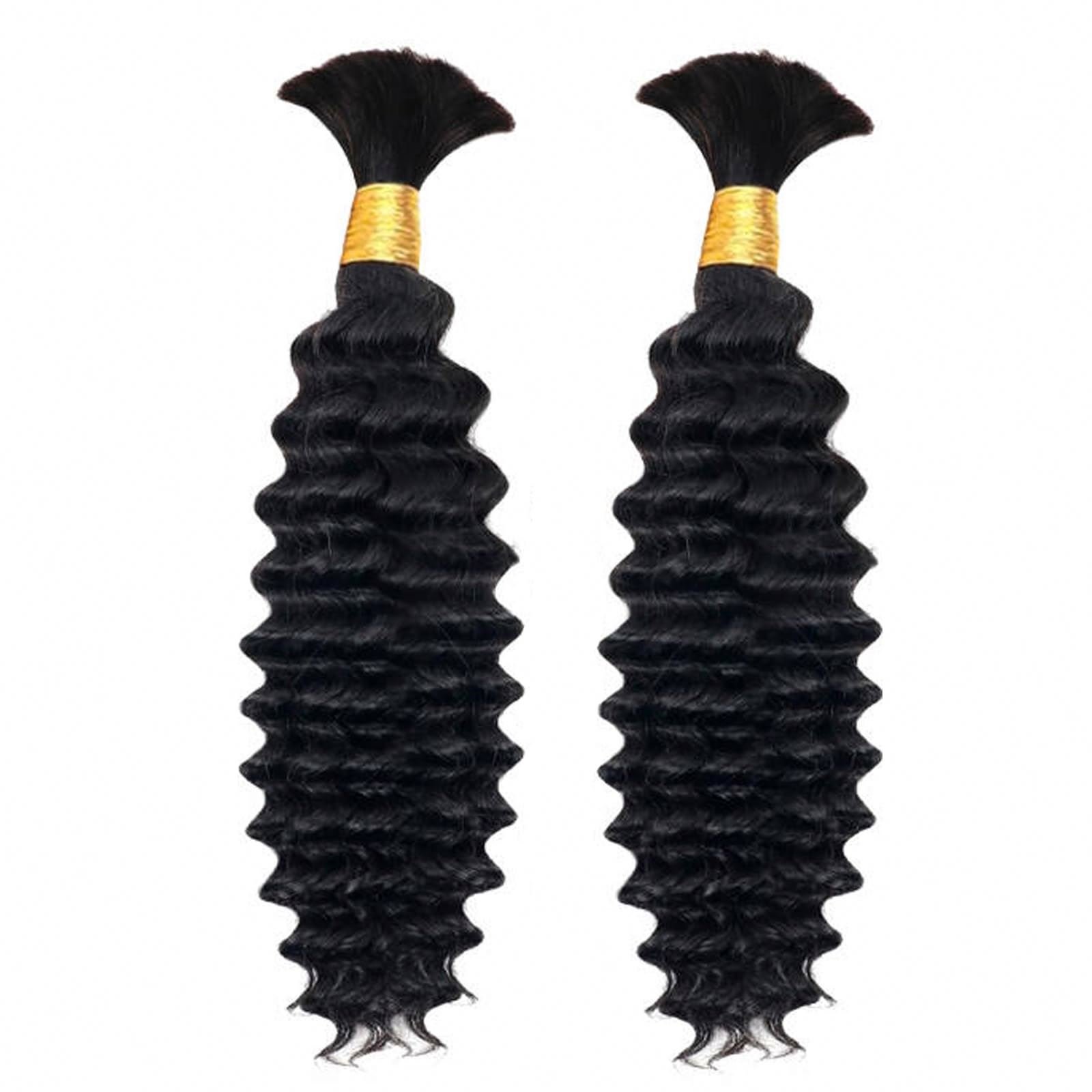 Unprocessed Brazilian Human Hair for Micro Braiding No Weft Bulk For Braiding Knotless Micro Braids