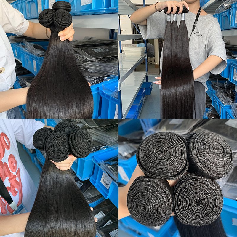 Unprocessed Mink Virgin Human 12A Grade Raw Brazilian Hair Bundles Cuticle Aligned Natural Hair Vendor Human Hair Extension