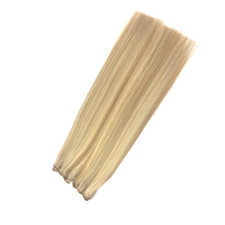 100% Human Virgin Remy Hair Wholesale Price Top Quality Double Weft Hair Extensions
