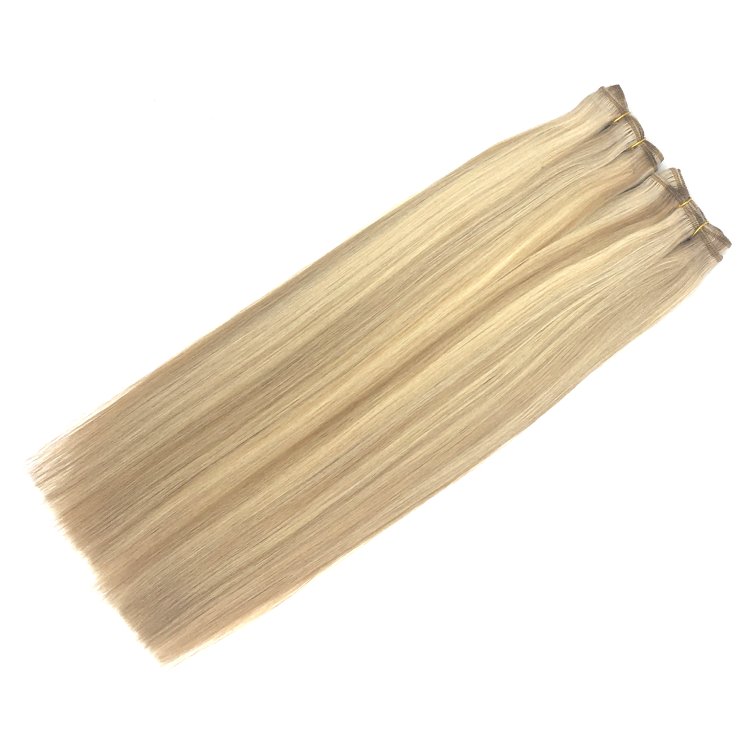 100% Human Virgin Remy Hair Wholesale Price Top Quality Double Weft Hair Extensions