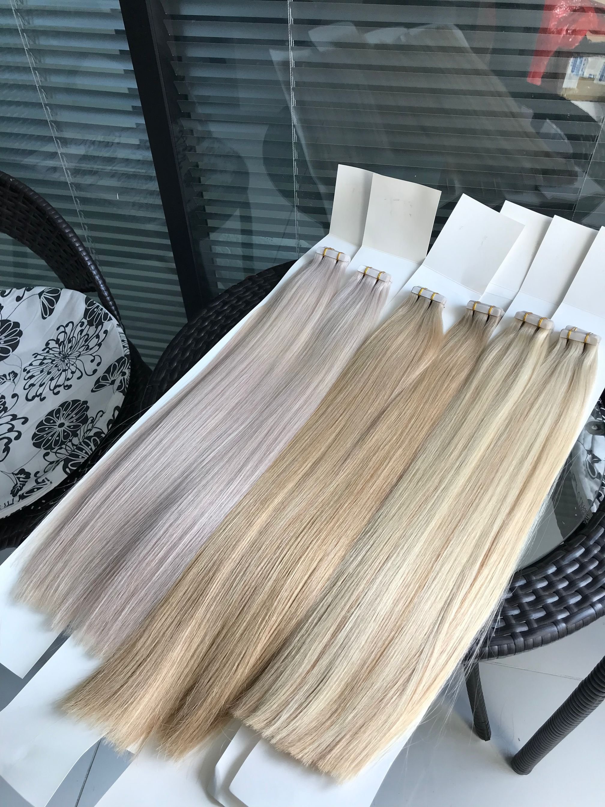 Super Double Drawn Russian Human Hair Tape Hair Extension, High Quality Natural Remy Tape In Hair Extension