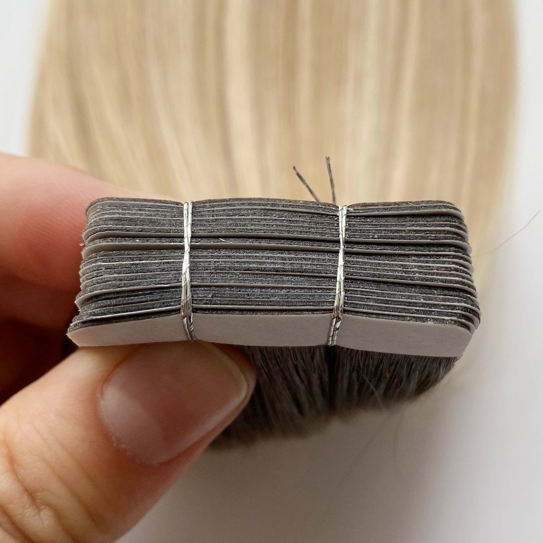 Wholesale Hair Double Drawn Virgin Human Hair Extensions Tape In Wave Hair