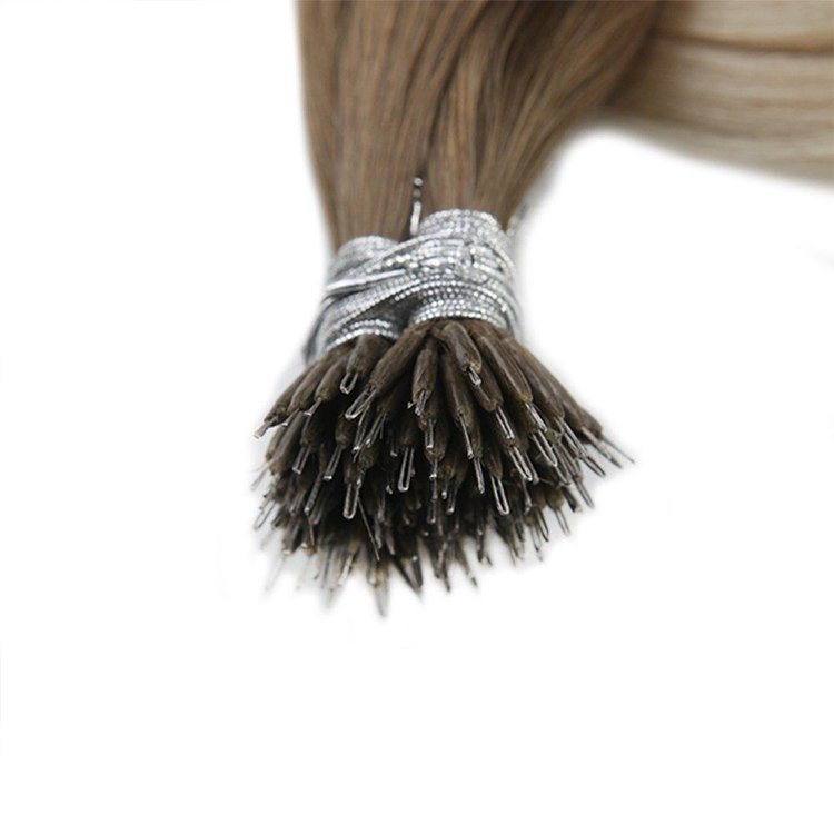 Fast Shipping High Quality NO Shedding Brazilian Human Hair Nano Ring Hair Extensions for women