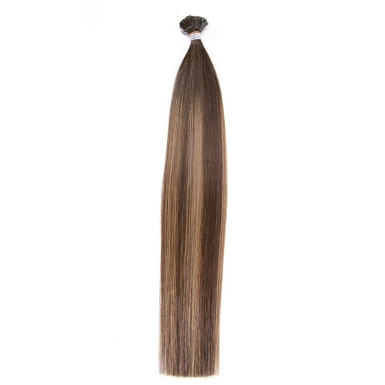 Factory Wholesale 100% Human hair extensions Healthy Cuticle Aligned Hair flat tip hair extension