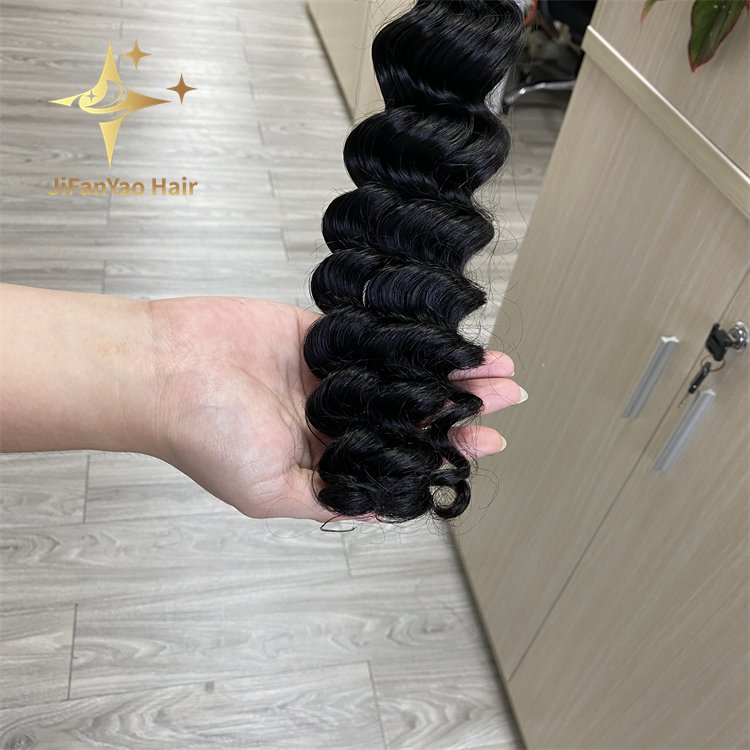 Wholesale Original Loose Deep Wave Bulk Human Hair for Braiding No Weft Brazilian Virgin Curly Human Hair Extension