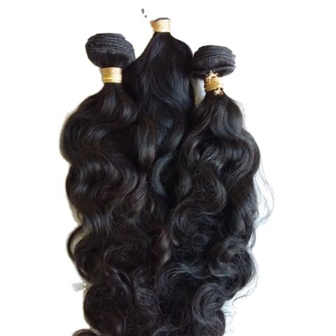 Factory Supply Virgin Human Hair Extensions Raw Unprocessed Natural Hair Different Textures-Available Wave Styles Bundles Wigs