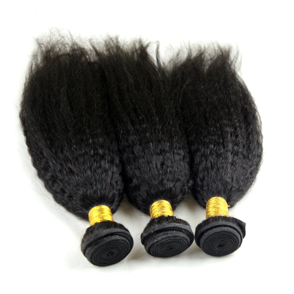 Wholesale cuticle aligned virgin brazilian hair extensions bundle, kinky straight human hair weave vendors for black women
