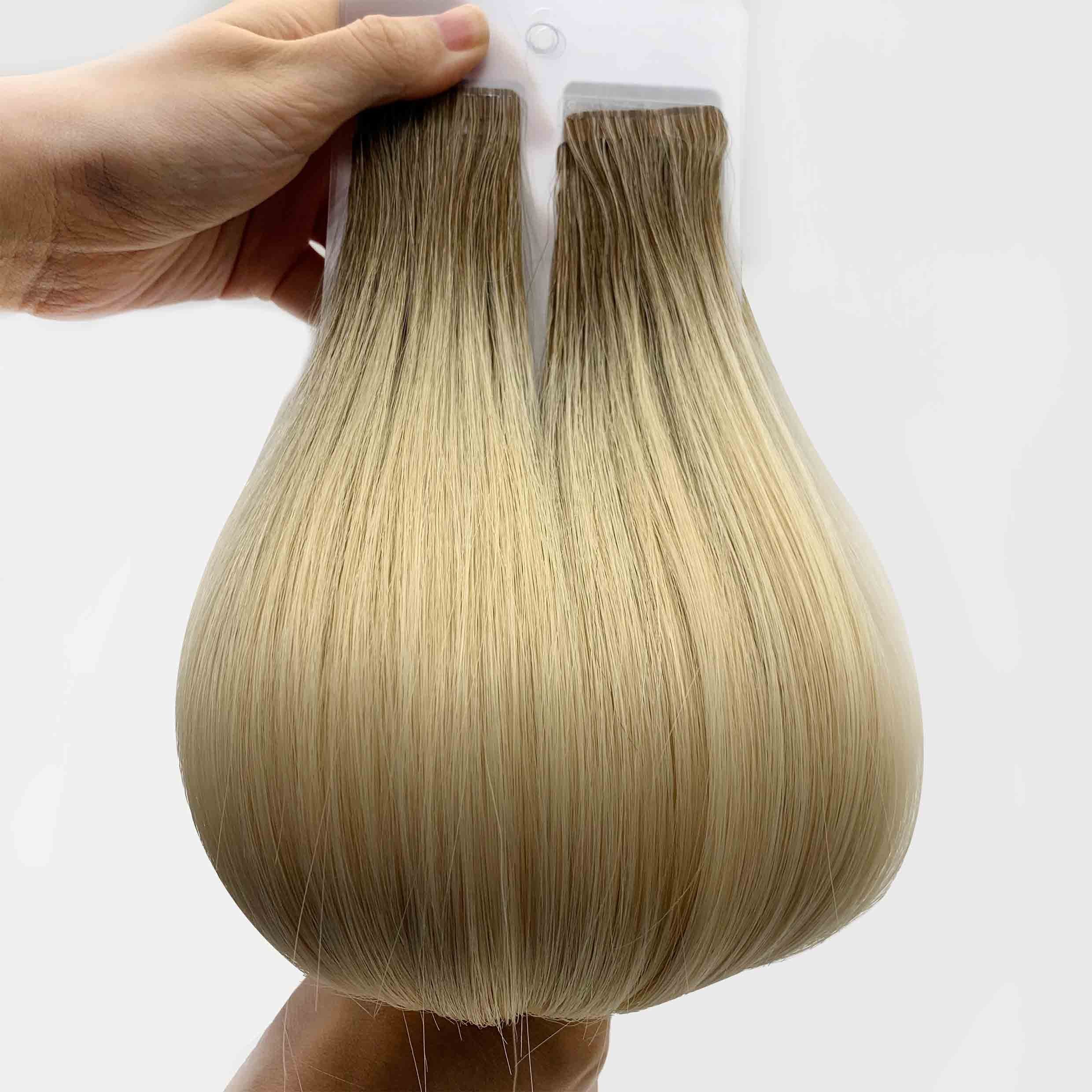 Fasimei 2024 Wholesale raw Russian seamless invisible virgin tape in human hair extensions