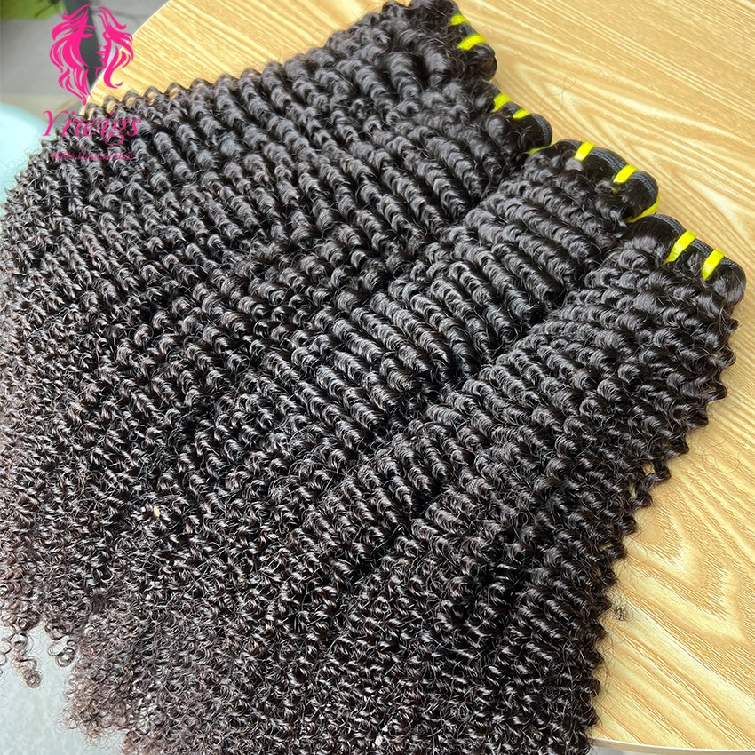 12A Brazilian Afro Kinky Curly Hair Bundles Unprocessed Mink Cuticle Aligned Curly Virgin Human Hair Extension Bundles