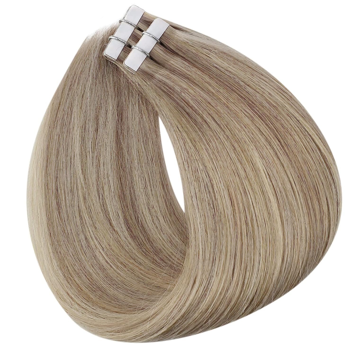 Wholesale Full Cuticle Aligned Virgin 100% Human Hair Extension Tape in Remy Human Hair European Invisible Tape Hair Extensions