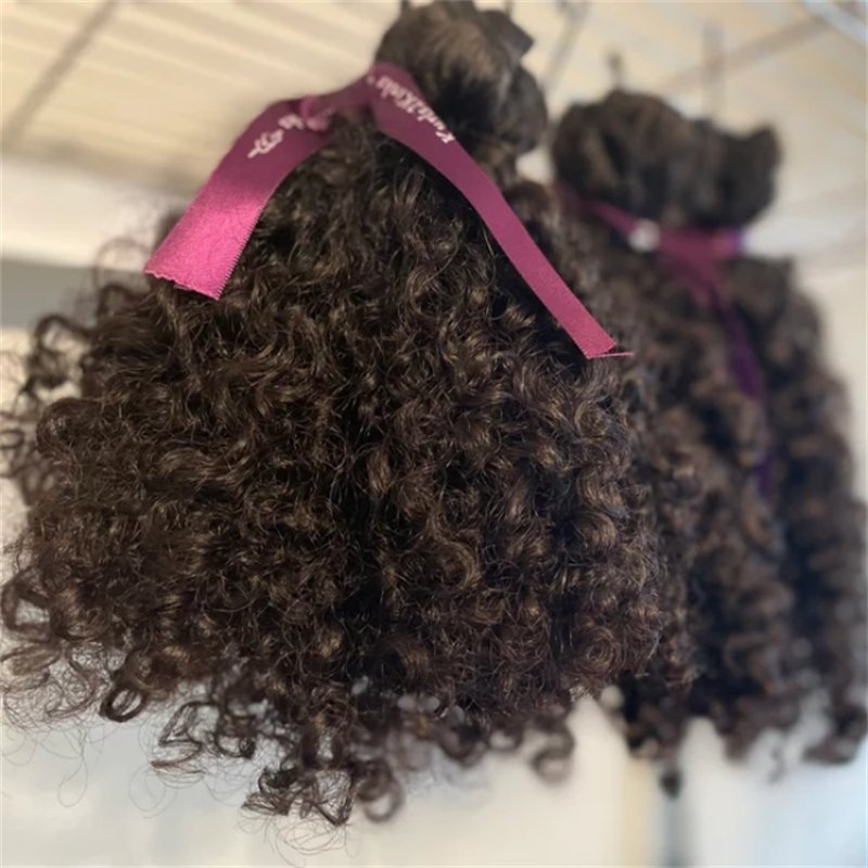 15A Cambodian Remy Wholesale Unprocessed Deep Water Wave Afro Curly Raw Hair Weft Bundles Human Hair Extensions