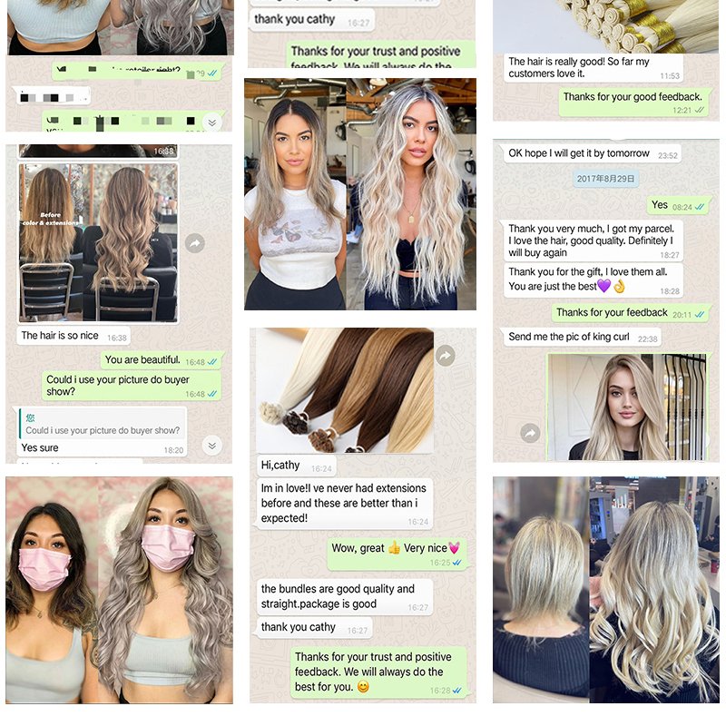 Wholesale Russia Hand Tied Weft Hair Extensions Remy Human Hair Cuticle Aligned Double Drawn Thick End Hand Tied Weft Weaving