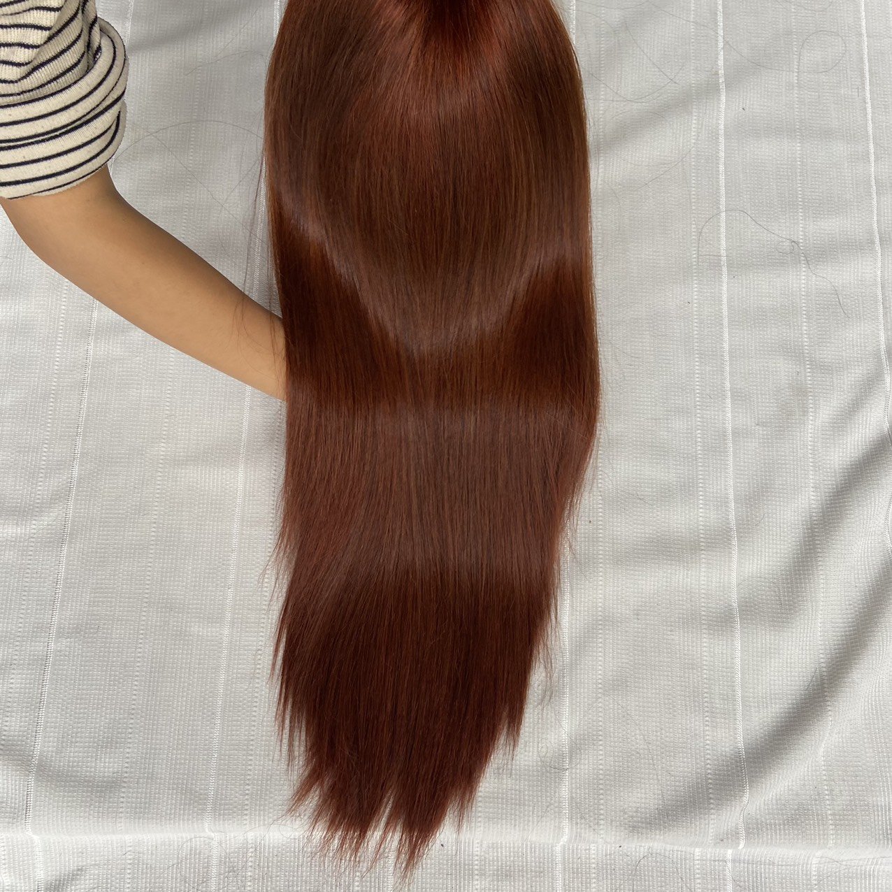 Transparent Closure Wigs Double Drawn Raw Vietnamese Hair Vendor, Burmese Curly, Bone Straight Virgin Human Hair Extension