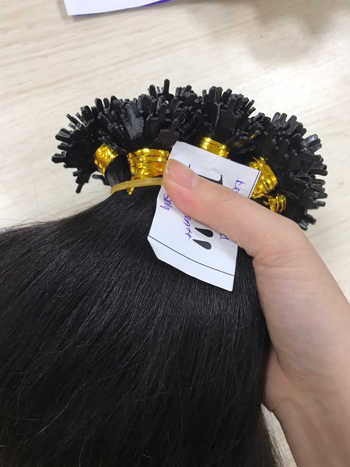 Y Tip Vietnamese Super Double Luxury Human Hair Extensions High Quality Raw Indian Hair One Donor Bundle 30 Inches DHL Shipping