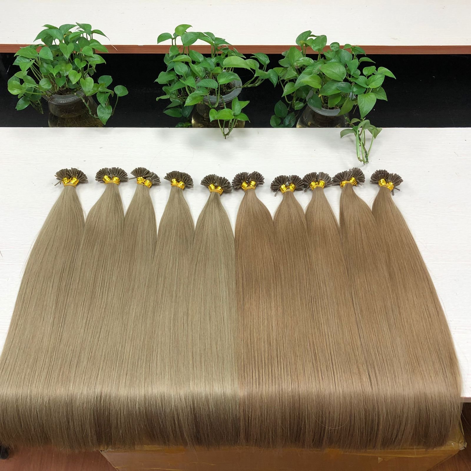 Y Tip Vietnamese Super Double Luxury Human Hair Extensions High Quality Raw Indian Hair One Donor Bundle 30 Inches DHL Shipping