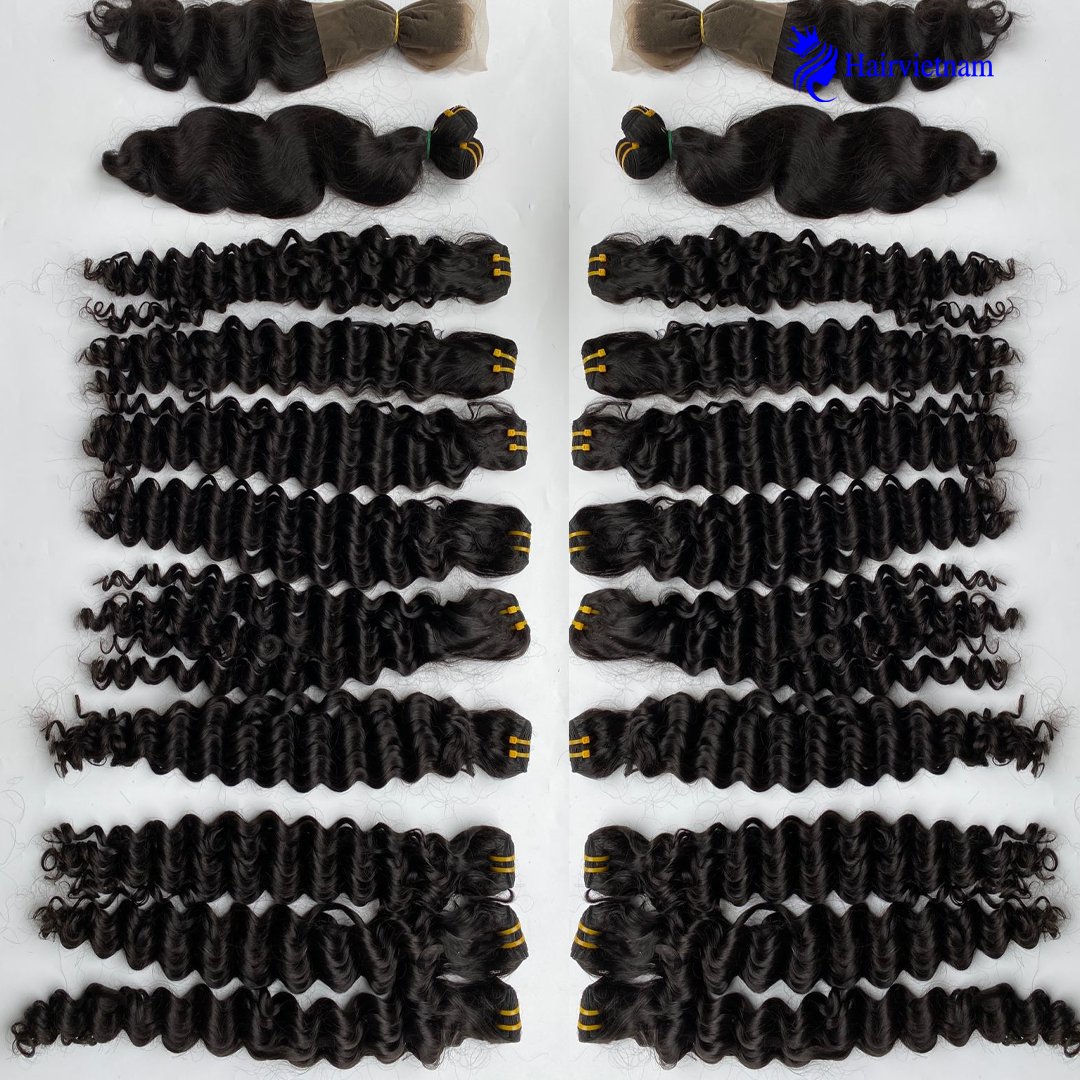Raw vietnamese hair wholesale vendors cuticle aligned hair double drawn